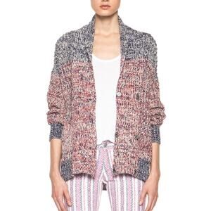 Isabel Marant Etoile Womens Maxime Americana Knit Cardigan Sweater Soft Cozy
